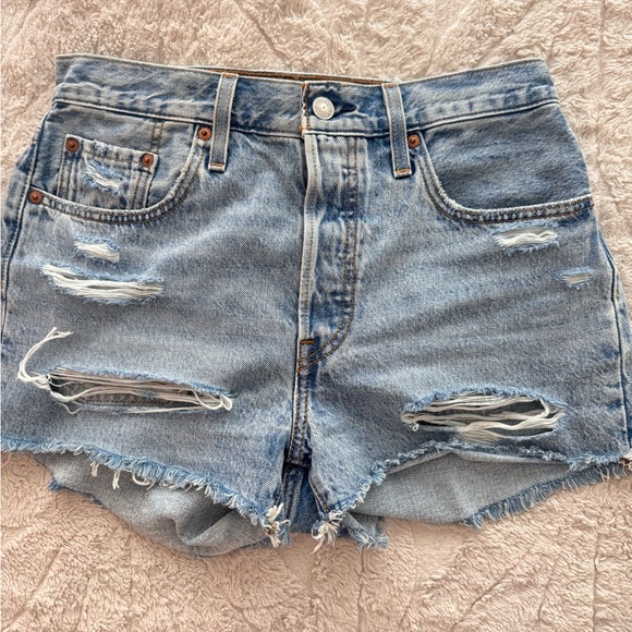 Levi's Pants - Distressed Denim Women's Shorts